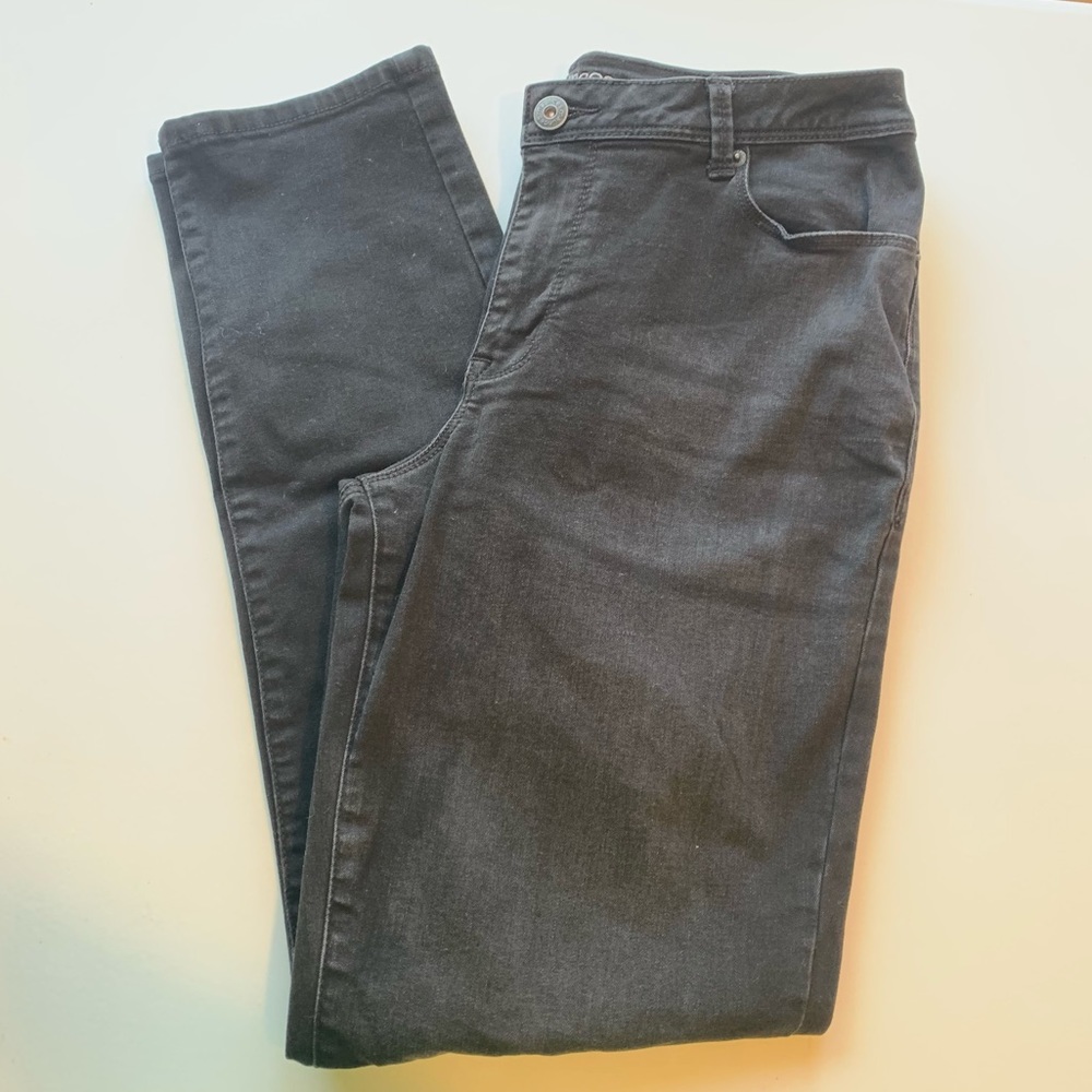 Maurices Curvy Black Skinny Jeans Size 11/12
